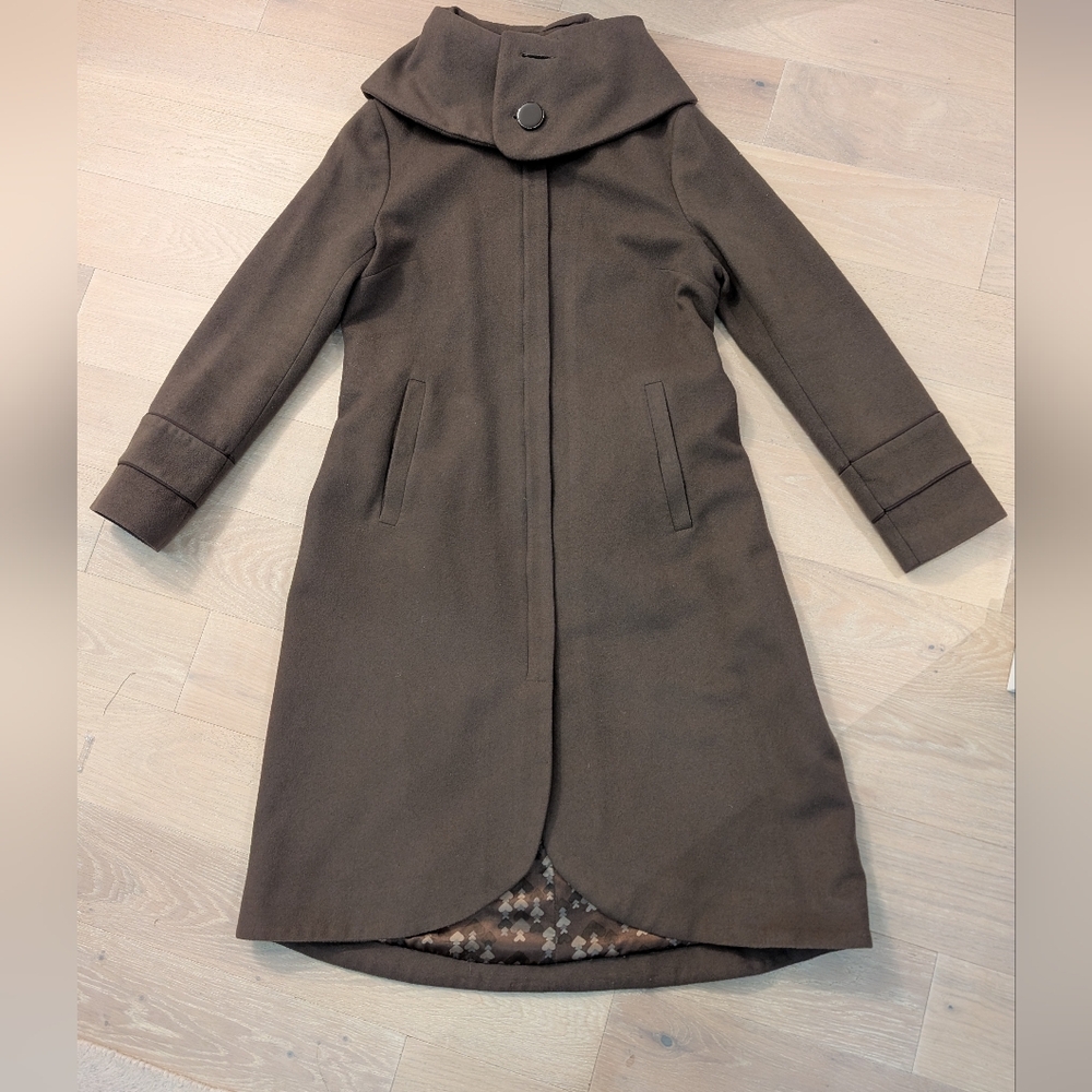 Soia & Kyo Long Wool Coat - Size XL